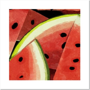 watermelons Posters and Art